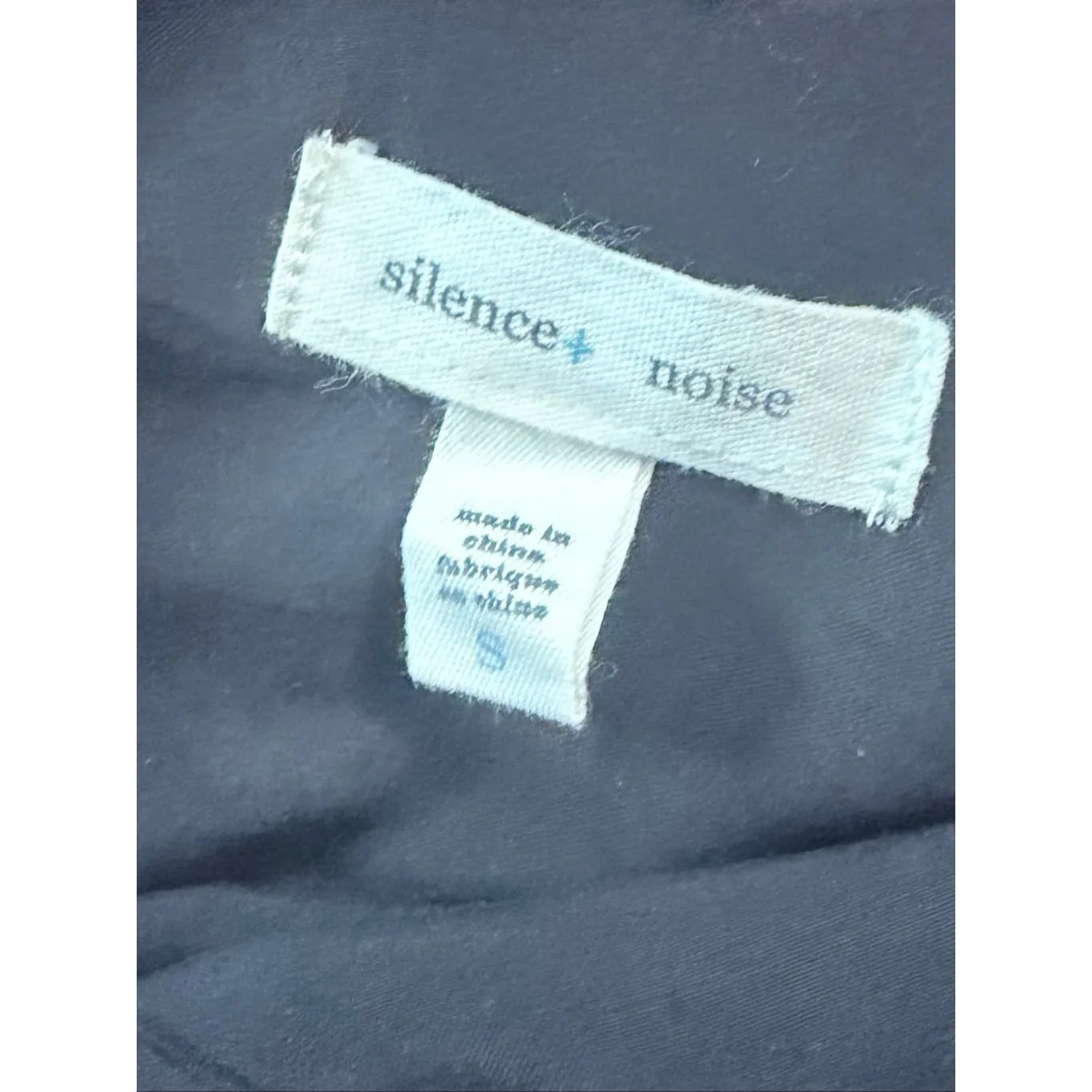 Silence + Noise Black Halter Wrap Style Midi Dress Lined Size S - Image 3