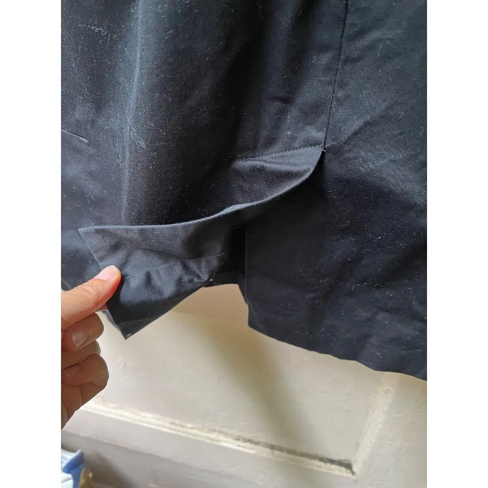 United colors of Benetton sleeveless black scoop neck sheath midi dress size M - Image 11