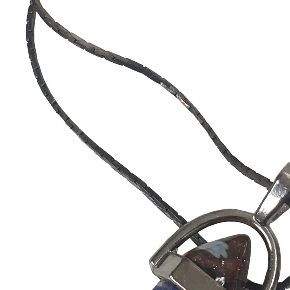 Healing quartz necklace multicolor flowers 18” - Image 3