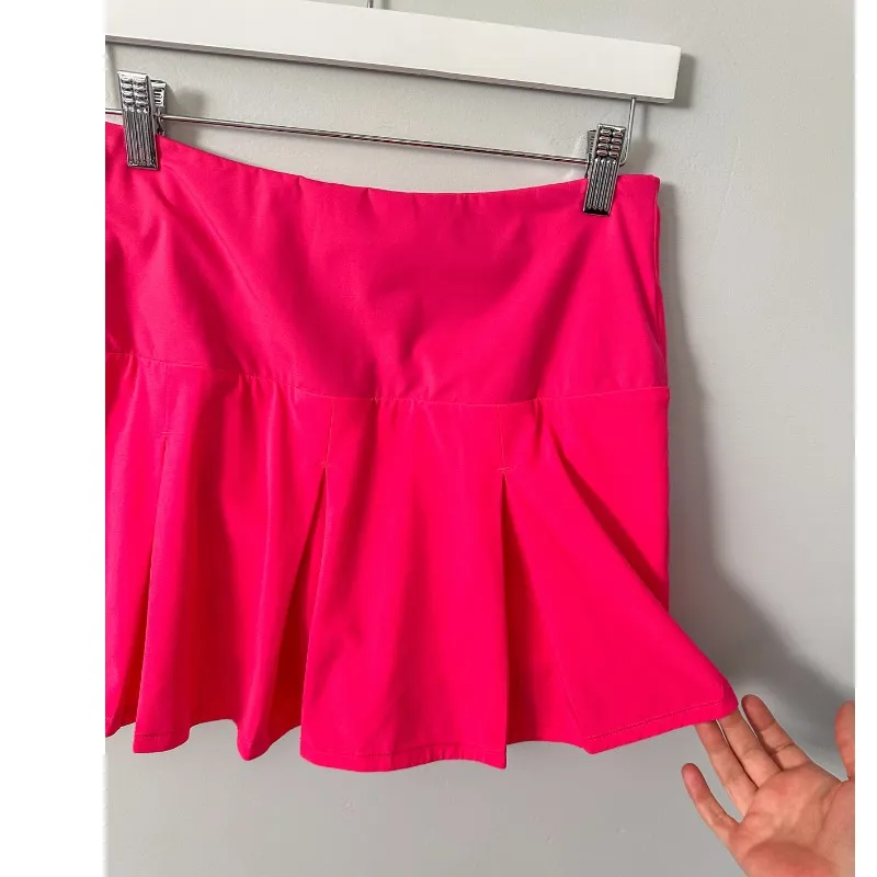 IVL Collective Hot Pink Mini Skort - Image 11