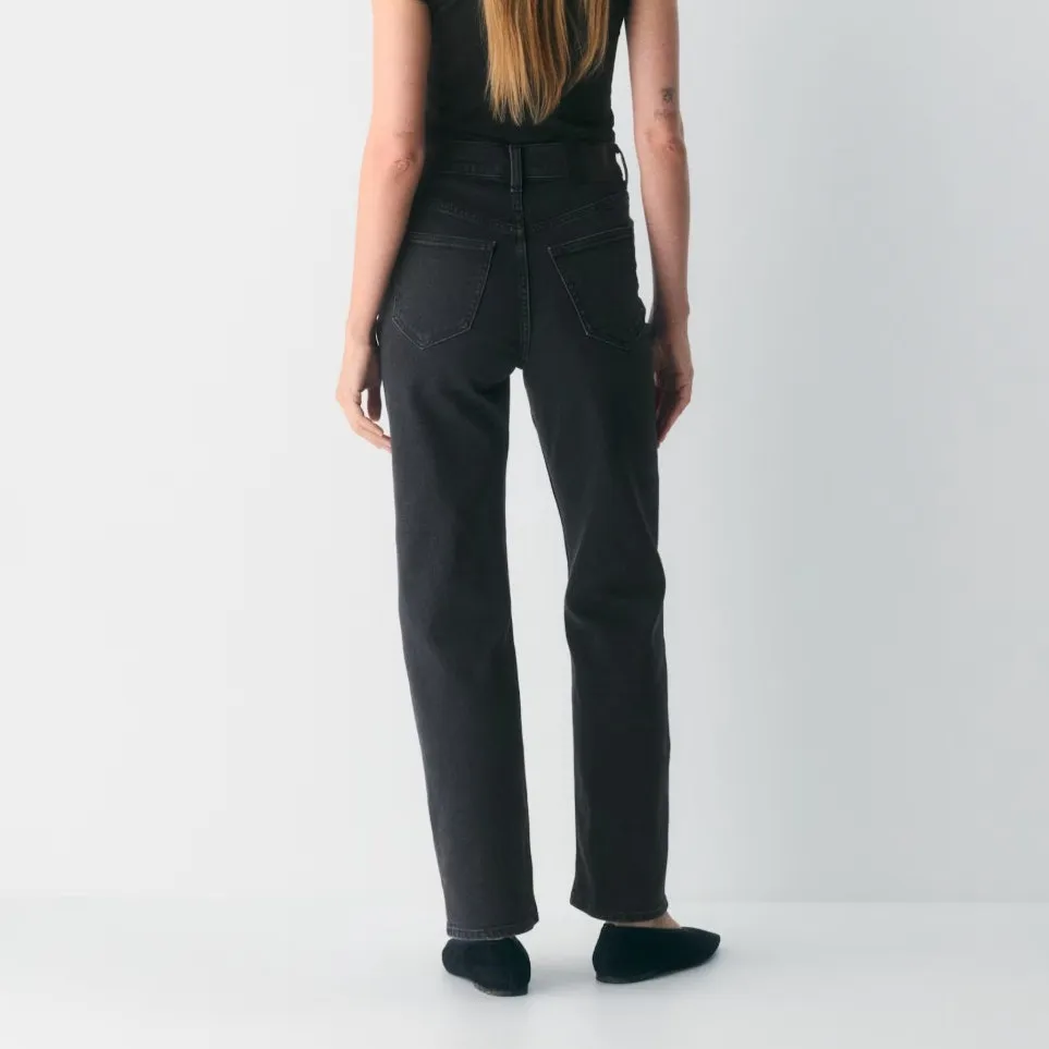 Aritzia Denim Forum The Aro Hi-Rise Straight Leg Jeans Organic Cotton Size 30 - Image 2