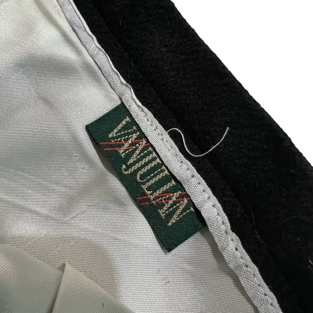 Vintage 80s Black Squares Blazer Midi Skirt Suit Van Julian sz 6 Double Breasted - Image 4