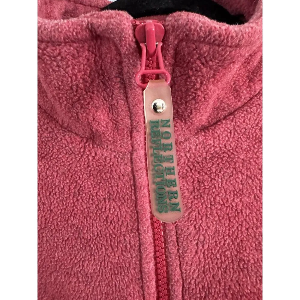 Northern Reflections Cat Graphic Fleece Pullover Women’s Size Medium Vintage - Image 5