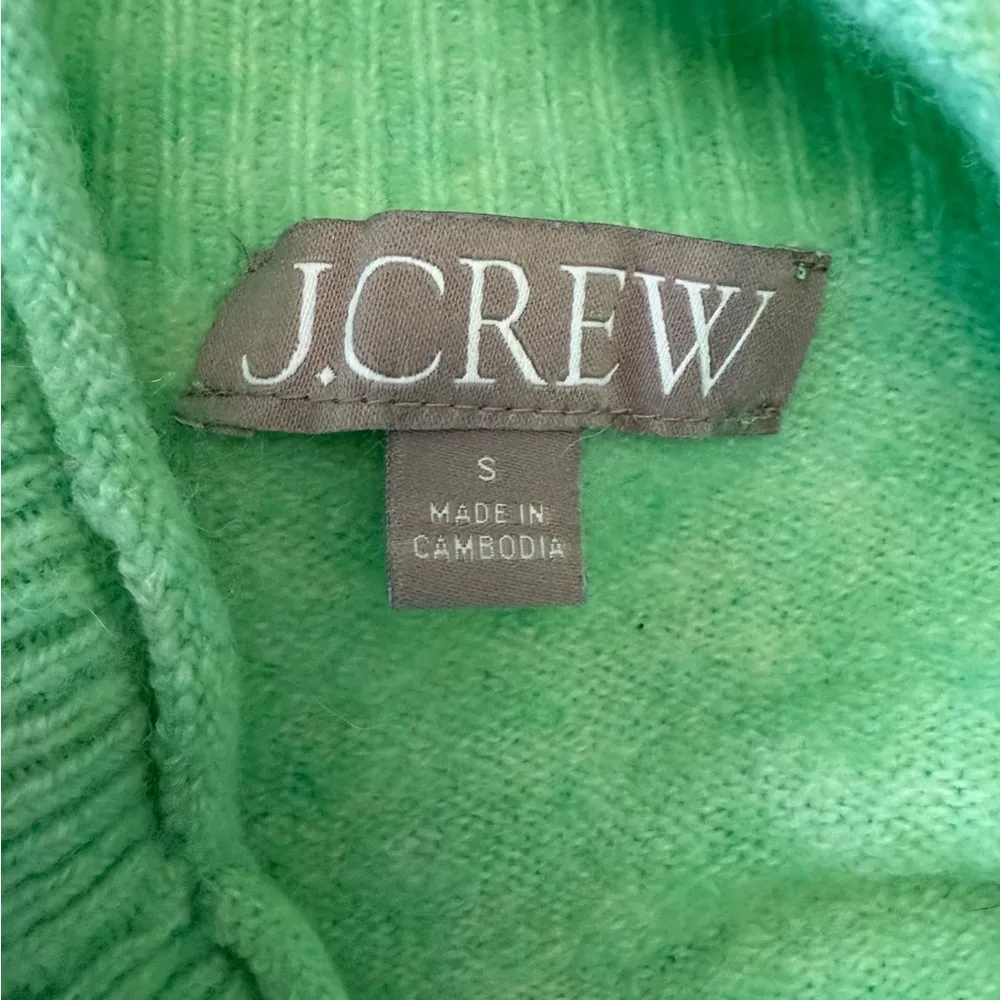 J. Crew Spring Rollneck Supersoft Merino Wool Alpaca Blend Size‎ Small EUC - Image 5
