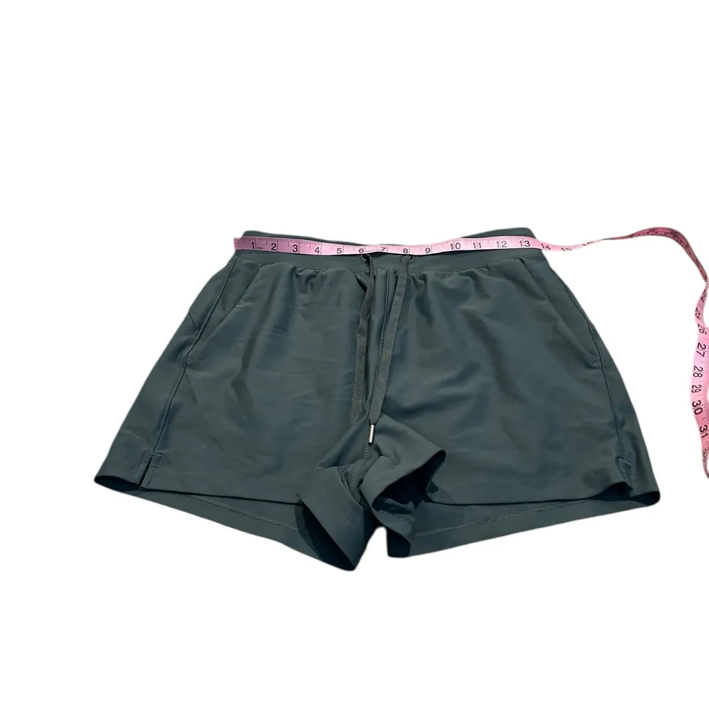 OLD NAVY green high rise go-dry powersoft shorts - Image 2