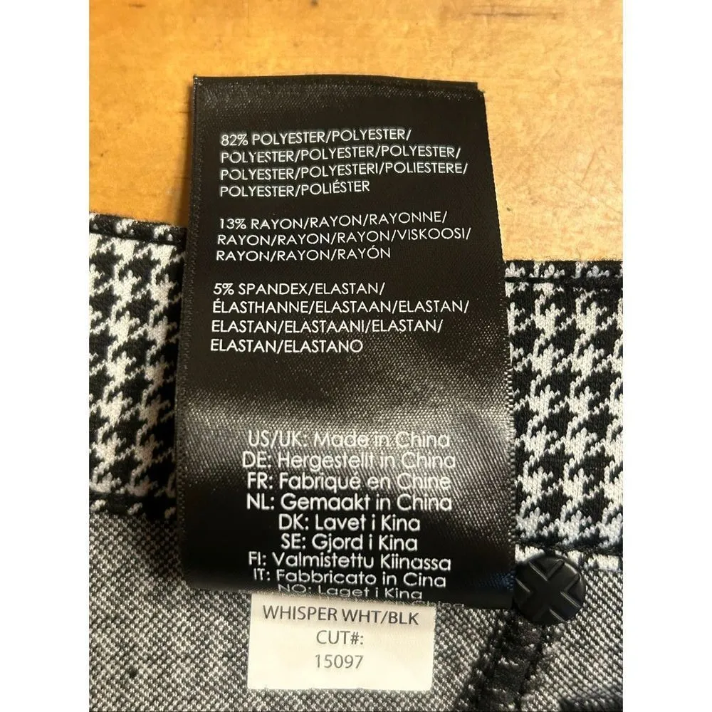 Liverpool houndstooth pants size 6/28 black/white (5154) - Image 8