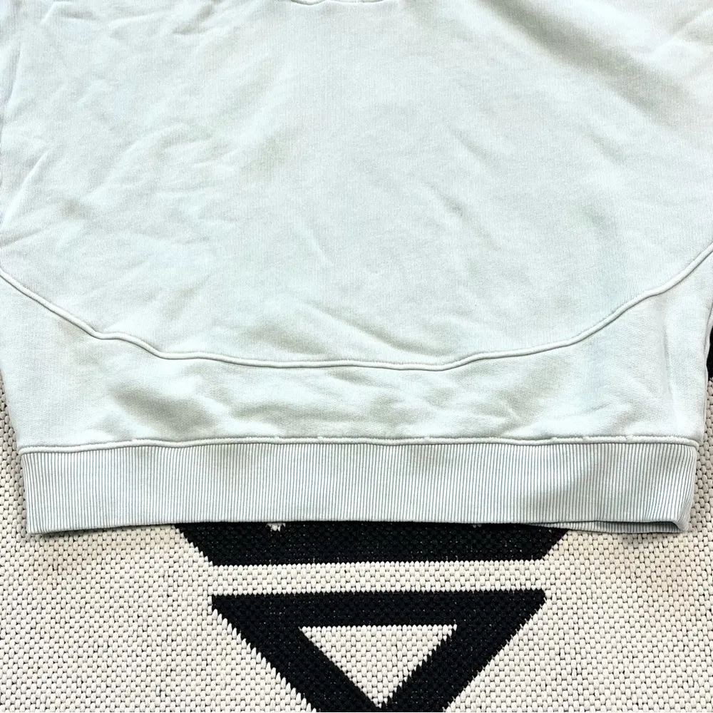 Nimbus Quarter Zip Organic Cotton Sweatshirt In Bay Medium - Image 9