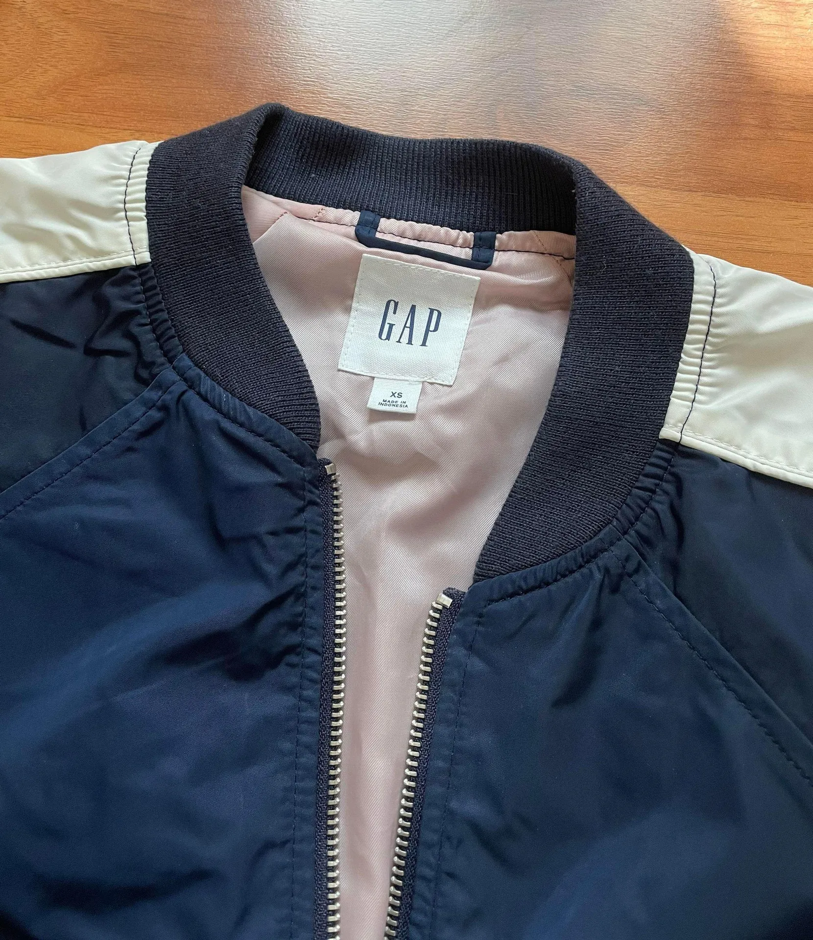 Navy Bomber Jacket - Image 5