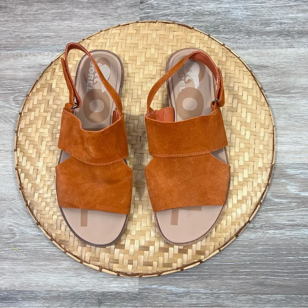 Sorel leather suede‎ sling back sandal - Image 2