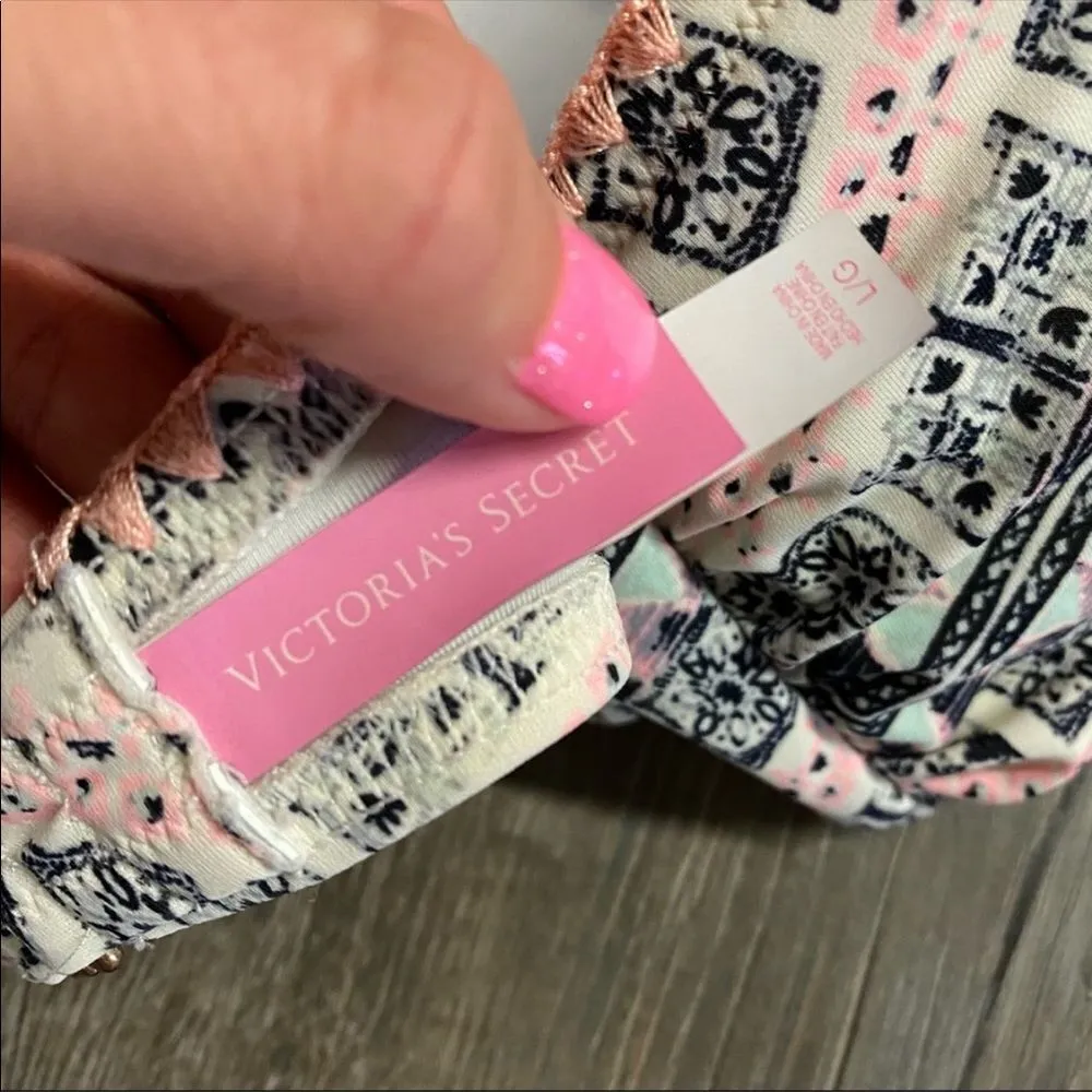 ✨VS Pink Green Aztec Shell Bikini Top✨ - Image 8