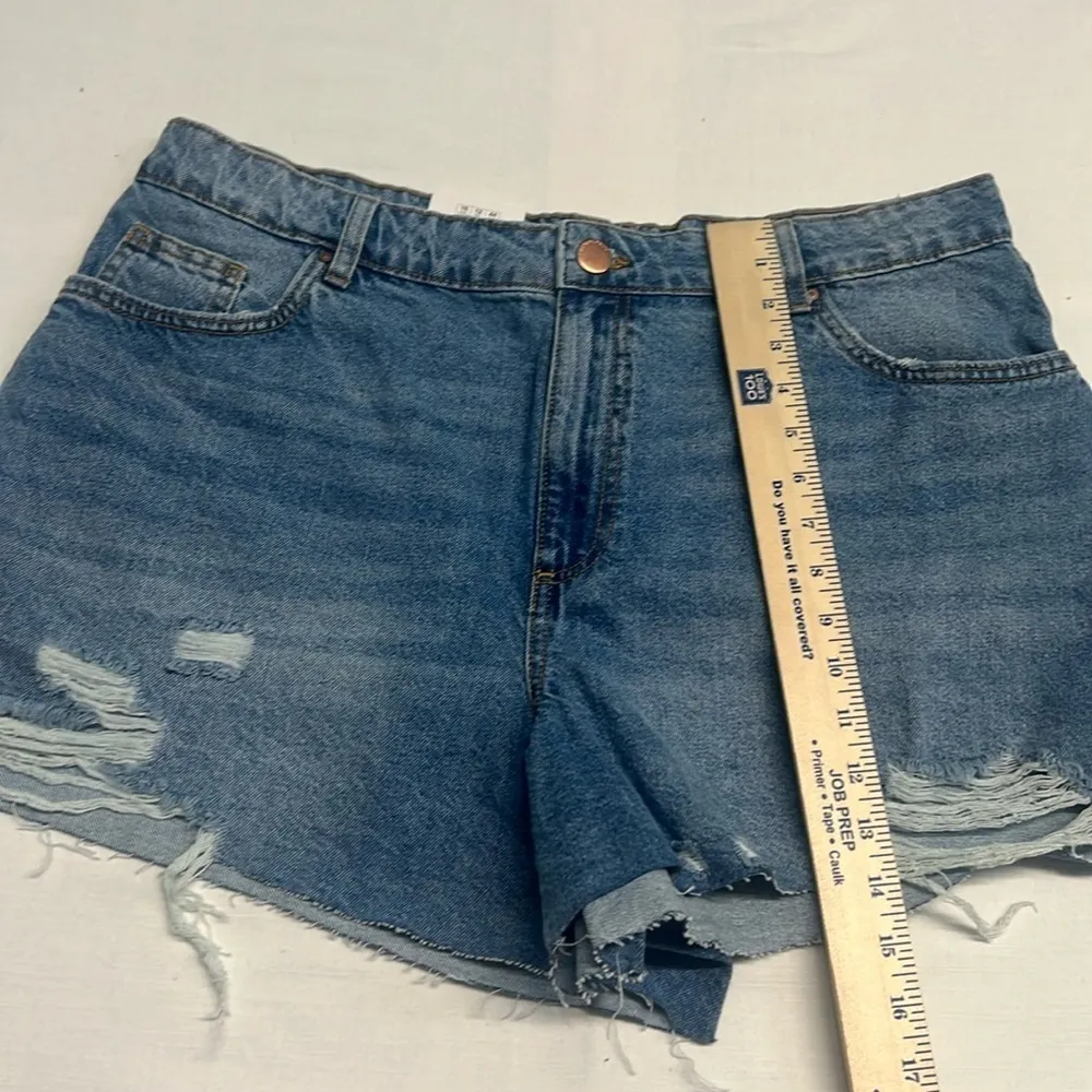 Cotton On Curve A-Line High Rise Denim Short- Size 12 - Image 7