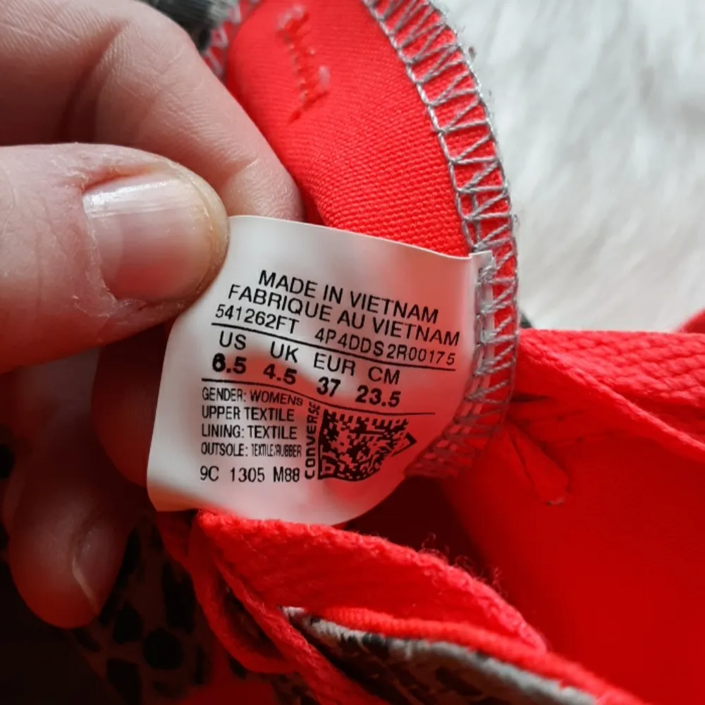 Womens Converse One Star High Tops Leopard - Image 4