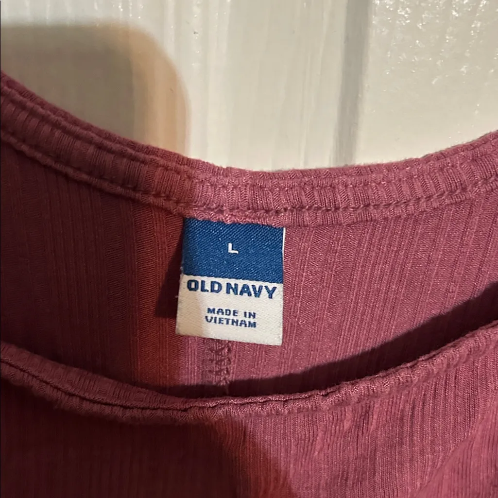 Old Navy‎ Women's Midi Dress - Burgundy - Image 2