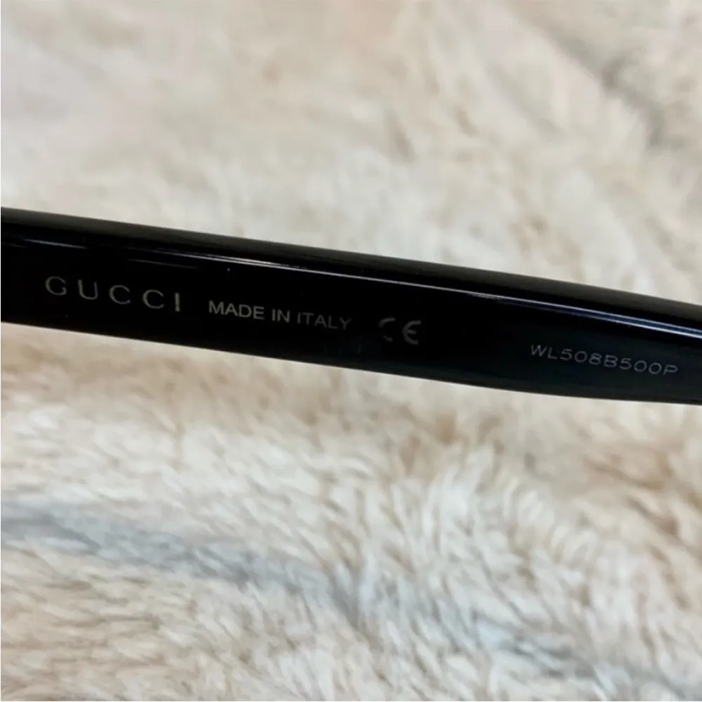 Gucci Black Oversized Square Sunglasses GG0328S - Image 11