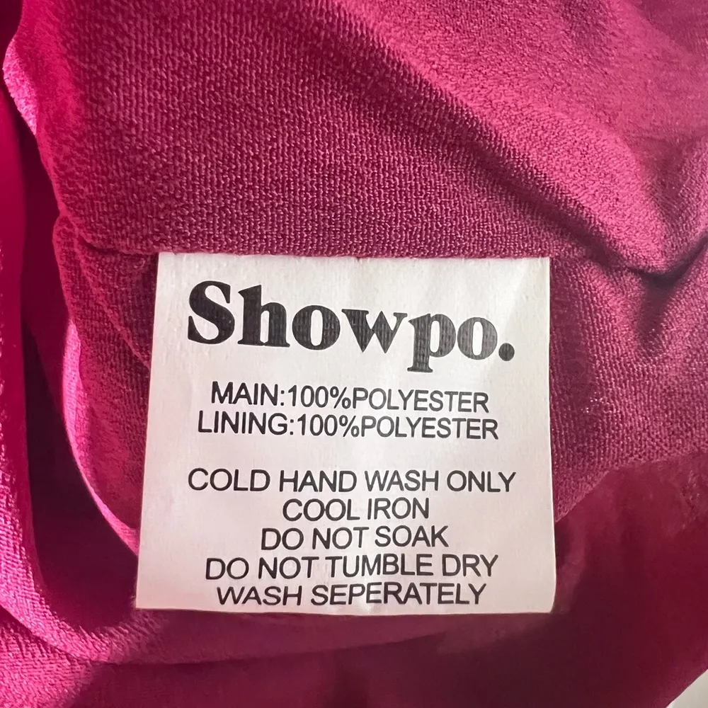 Showpo CLABELLE MIDI DRESS ONE SHOULDER RUFFLE TULIP HEM | 10 NWT Pink - Image 14