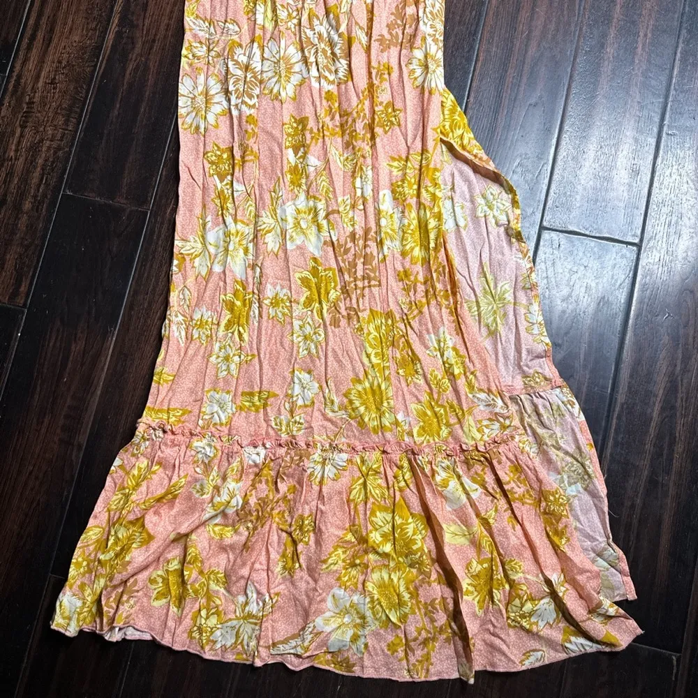Free people maxi dress long floral day dress boho beach spell super cute! - Image 3