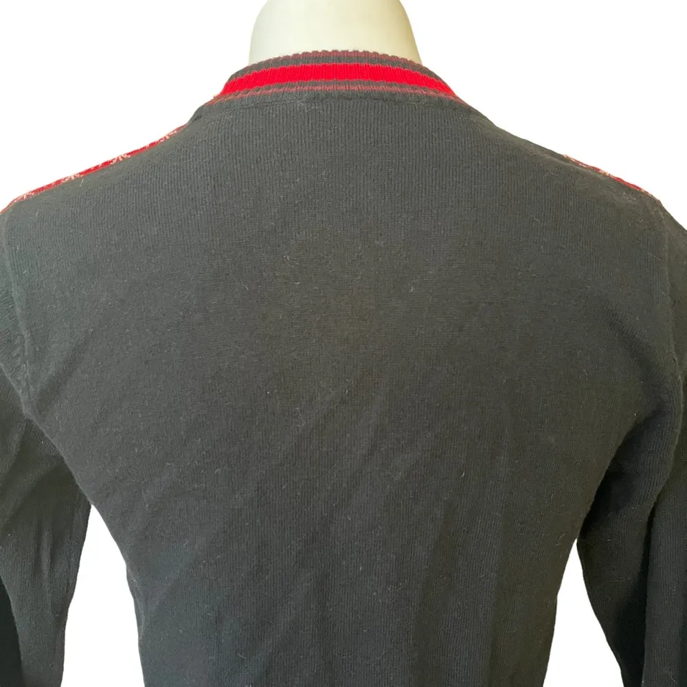 Columbia Wool Blend Winter Snowflake Sweater sz M - Image 7