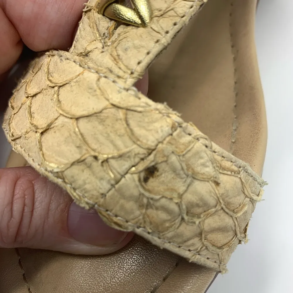 House of Harlow 1960 Samantha sandal gold 6 - Image 7