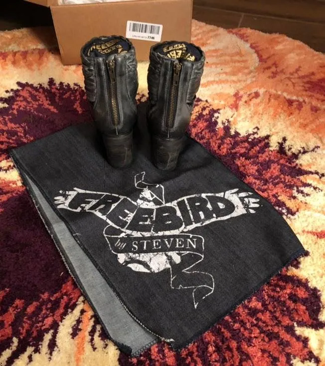 FREEBIRD by Steven Bela Open Toe Booties - Image 4