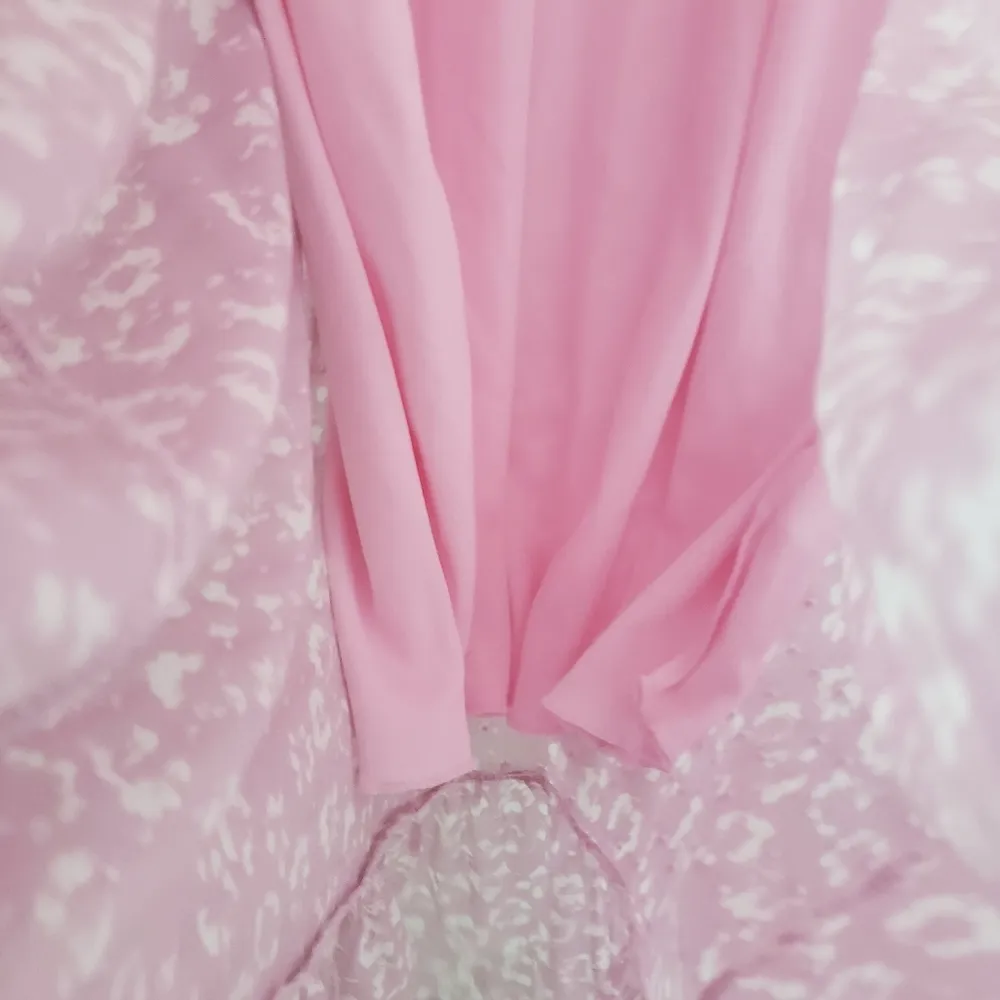 Everly Swiss Dot Cheetah Floral Print V-Neckline Maxi Dress - Image 6