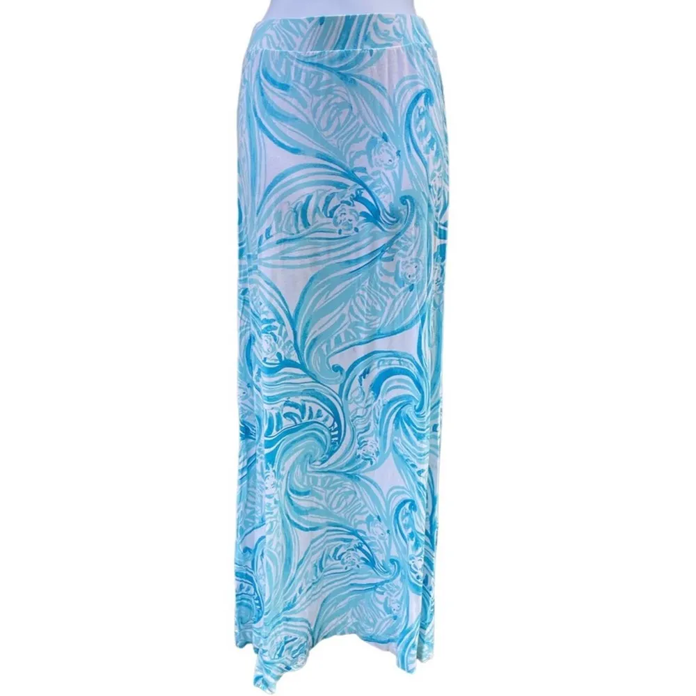 Lilly Pulitzer Sea Ruffles Nola maxi skirt - Image 2
