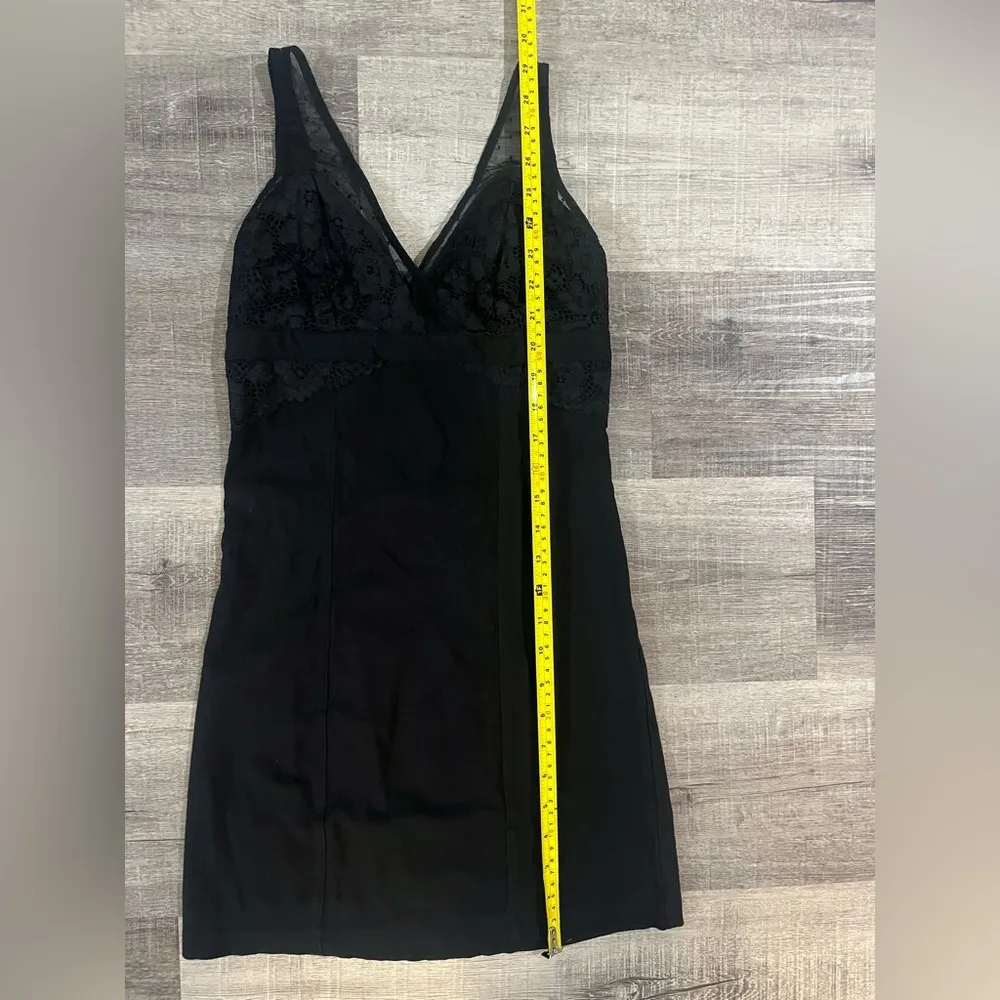 FREE PEOPLE Kira Lace Bodycon Mini Dress in Black - Image 8