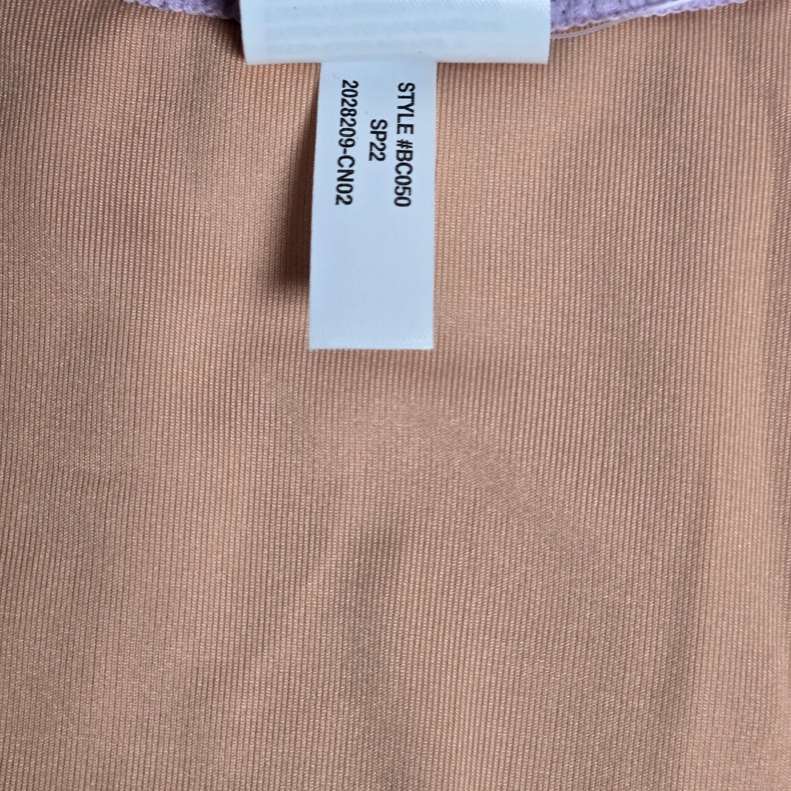 J. Crew Textured curved-waist cheeky bikini bottom Dusty Mauve L NWT‎ - Image 7