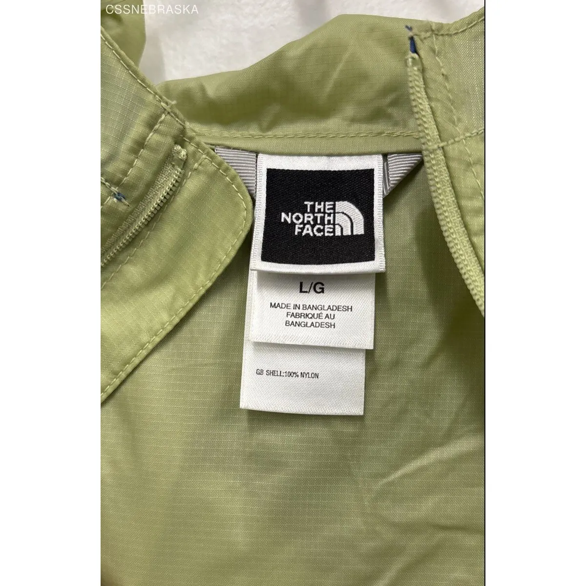 The‎ North Face Green Jacket Womens Full Zip Outdoor Hooded Windbreaker - Size L - Image 5