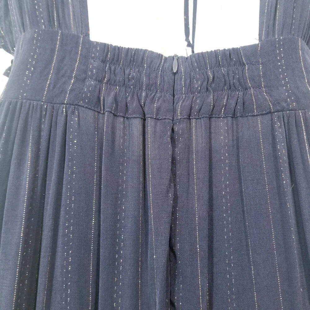 Stillwater Women size Medium The Jessie Midi Dainty Stripe Dress - Image 9