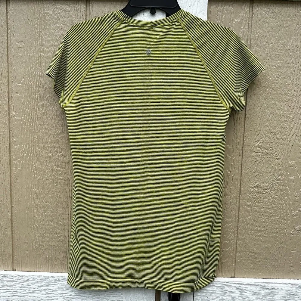 Lululemon Swiftly Tech 2.0 Shirt Women’s Size 10 We Are From Space Yellow - Image 2