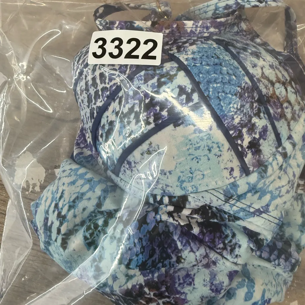 Spanx Blue‎ Python Nile Bra-llelujah Underwire One Piece Swimsuit 8 - Image 7