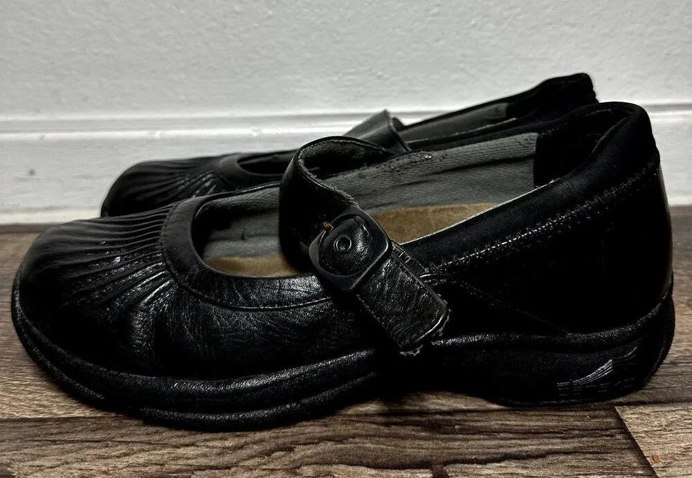 Dansko Kitty Mary Jane Shoes Leather Buckle Strap Slip Resistant Black 39 8.5 - Image 4