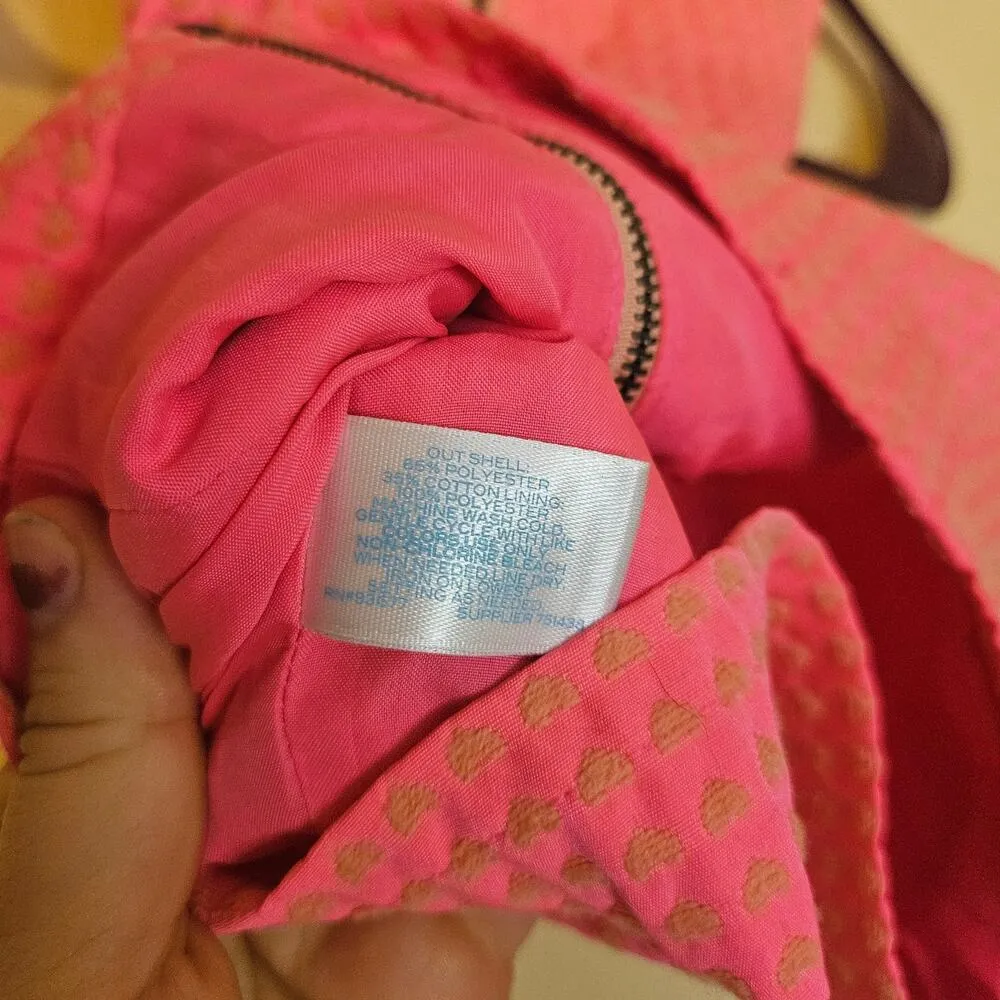 L Amour Nanette Lepore Neon Pink Cropped Top Size Extra Small XS Summer Bright - Image 5