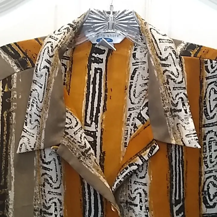 FINAL MARKDOWN Vintage ship n’ shore blouse 20w - Image 5