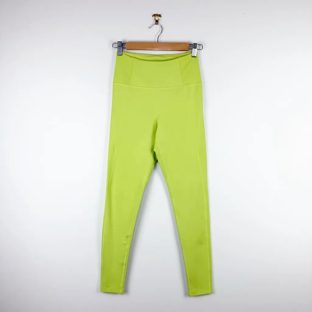 Girlfriend Collective Leggings Lime Sz S - Image 3
