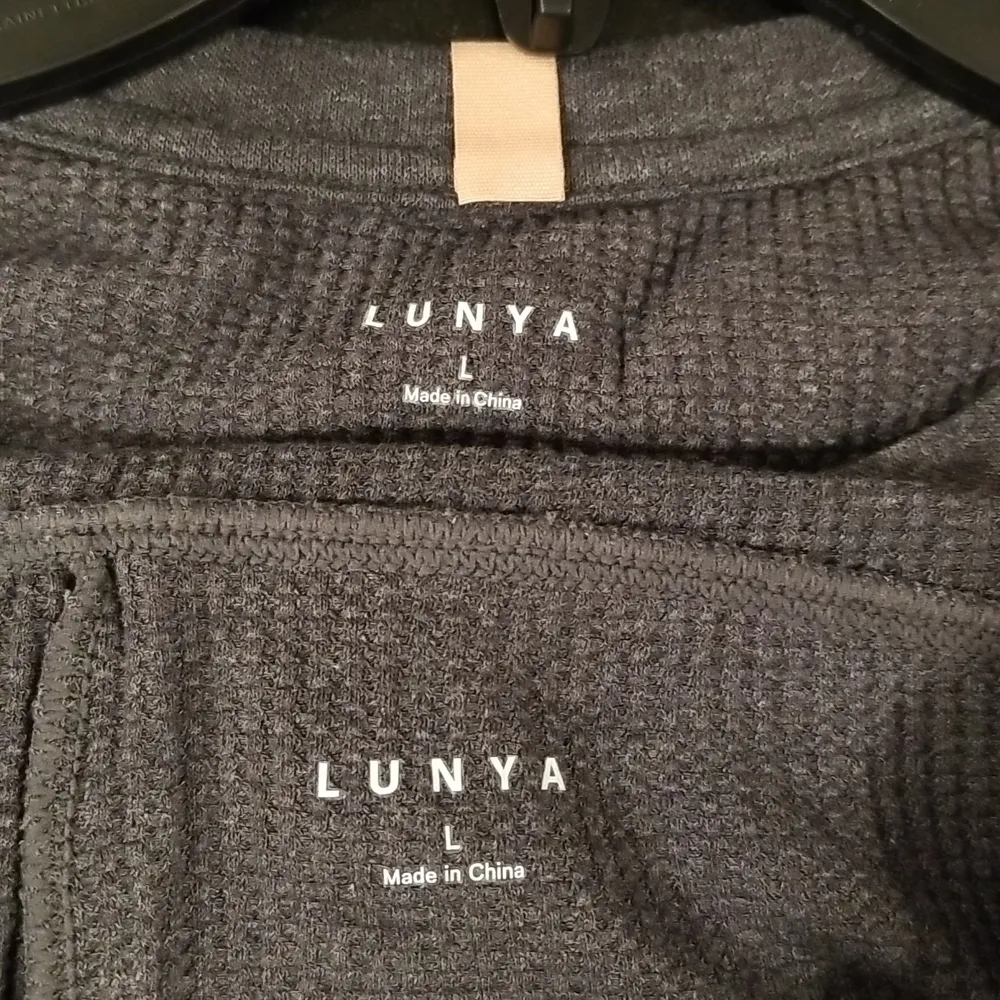 ๐LUNYA๐ Restore Thermal Long Sleeve Top + High Rise Legging Pajama Set L NWOT Gray Size L - Image 14