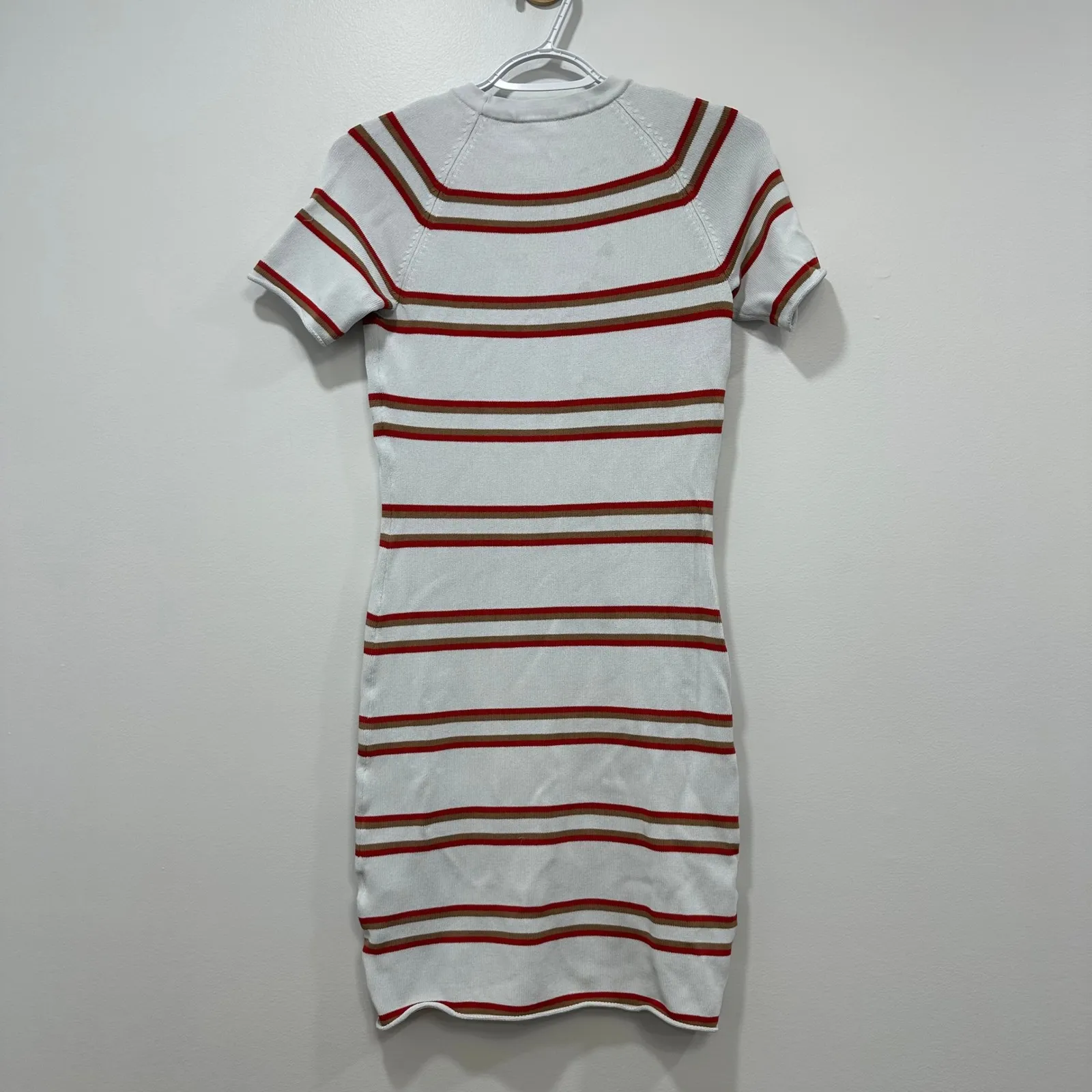 ALC Womens Dress Medium Mini‎ Bodycon Short Sleeve Stretch Tight - Image 4