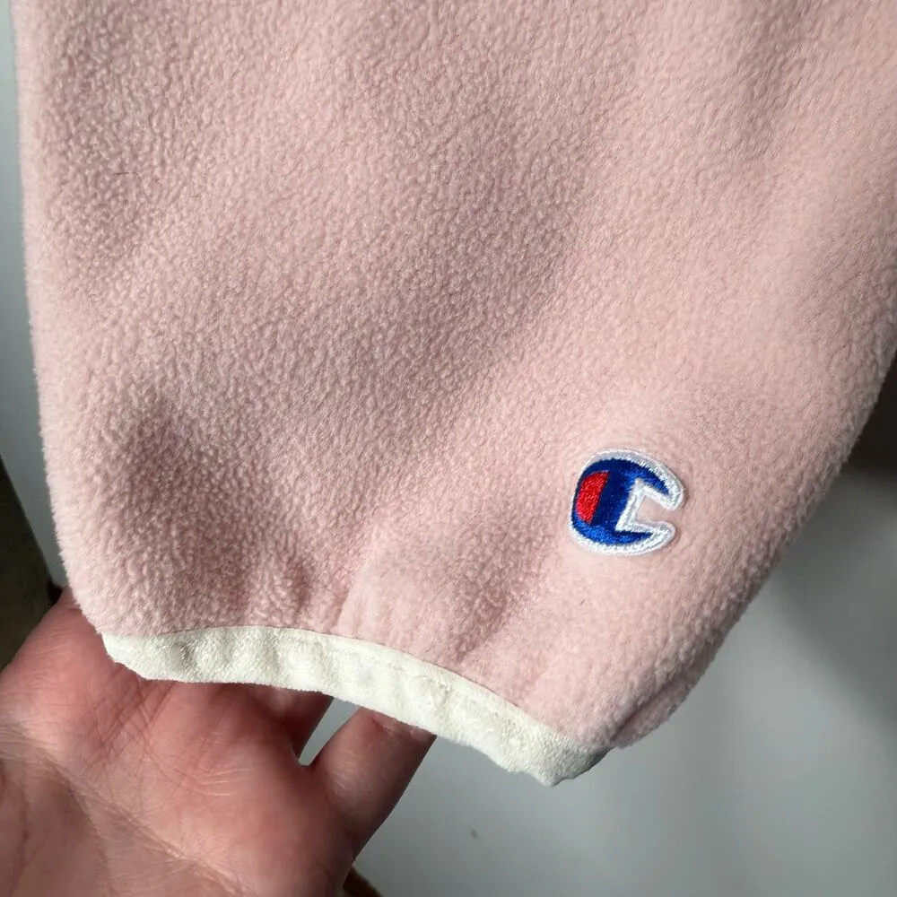 Explorer Soft Long Sleeve Mock Neck Fleece Pullover Sweater Large Pink - Image 5