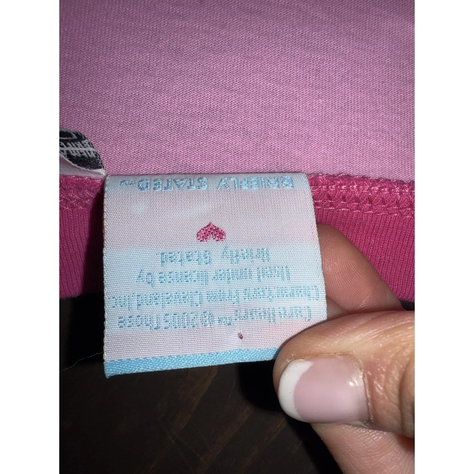 VTG 2005 Care Bears Women's One Size Nightgown Sleep‎ Tee Happy Together Pink - Image 5