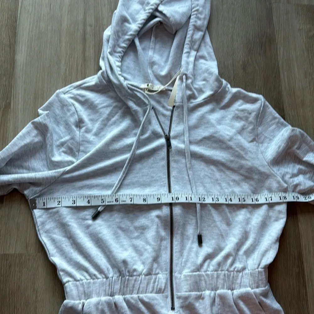 Lovestitch Heather Gray Jumpsuit sz M - Image 8