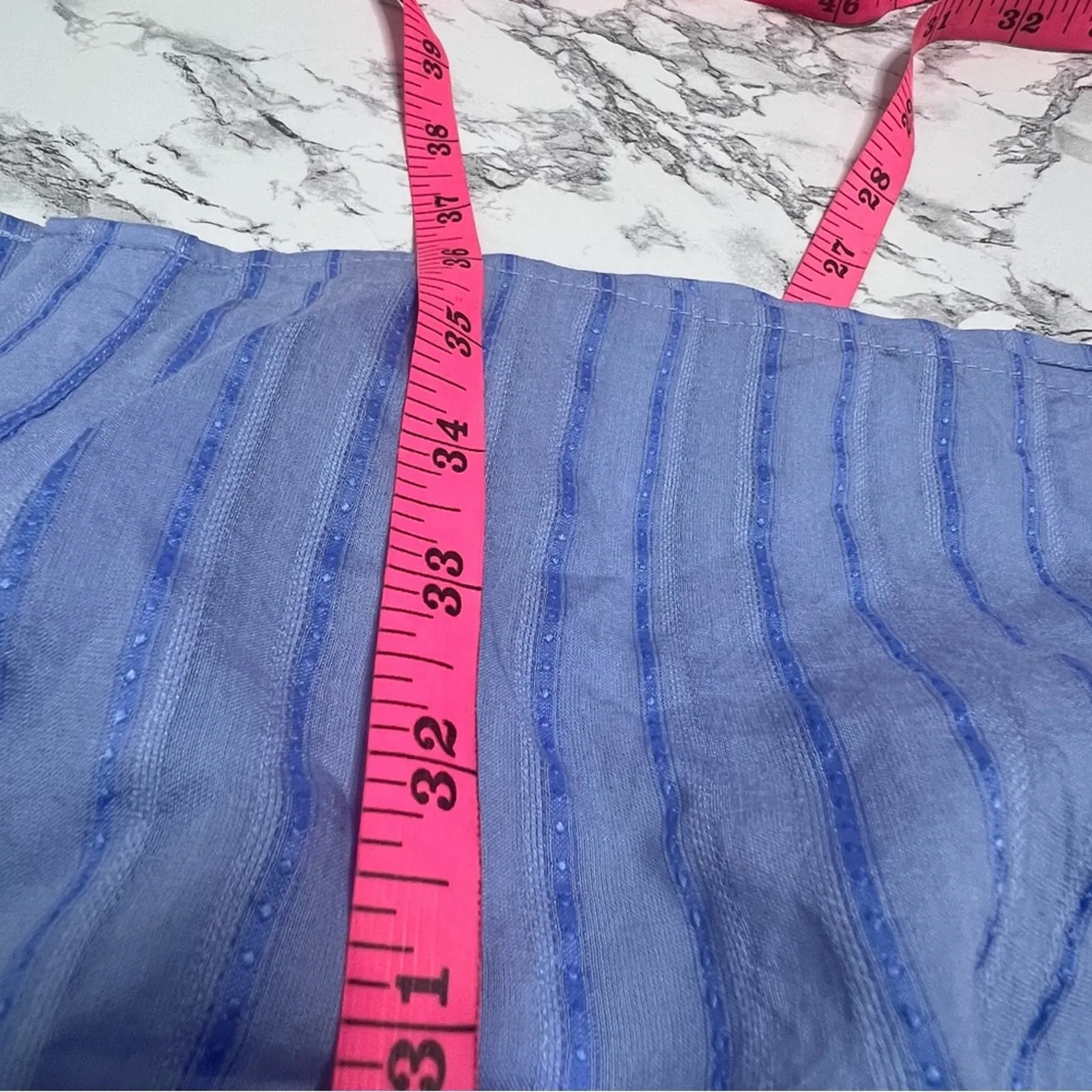 Tuckernuck Blue Seersucker Sailor Dress POMANDER PLACE Size S - Image 7