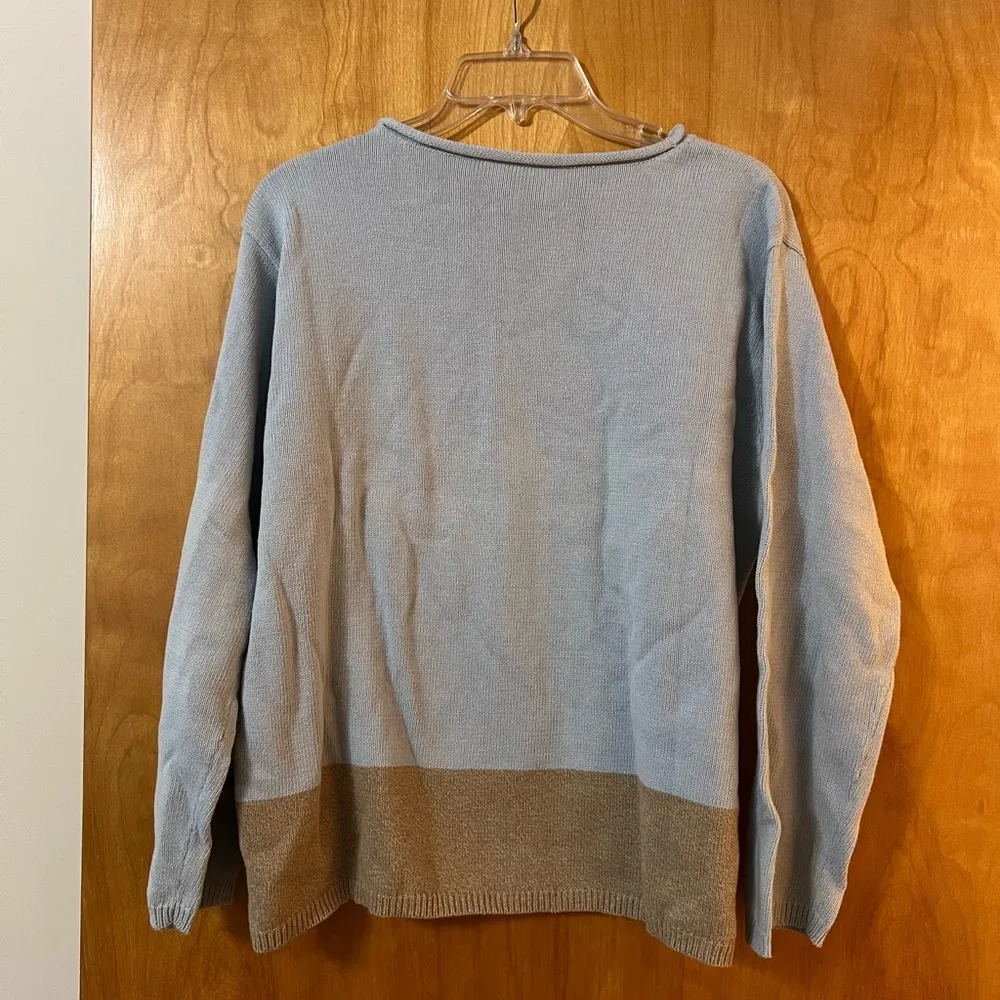 Liz Claiborne Sweater Embroidered Tree Design LizSport Vintage Women’s Large - Image 10