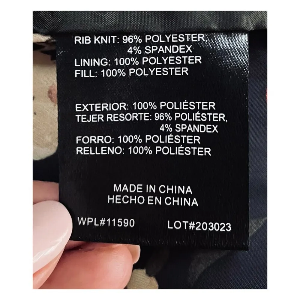 Weatherproof  Quilted Hooded Jacket Dark Green Size Large Excellent Condition - Image 3