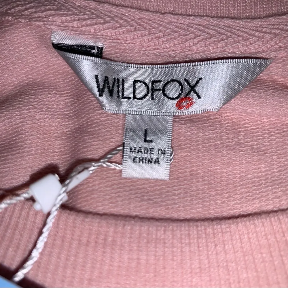 NEW WildFox Statement Sweatshirt Coffee & Sunshine - Image 4