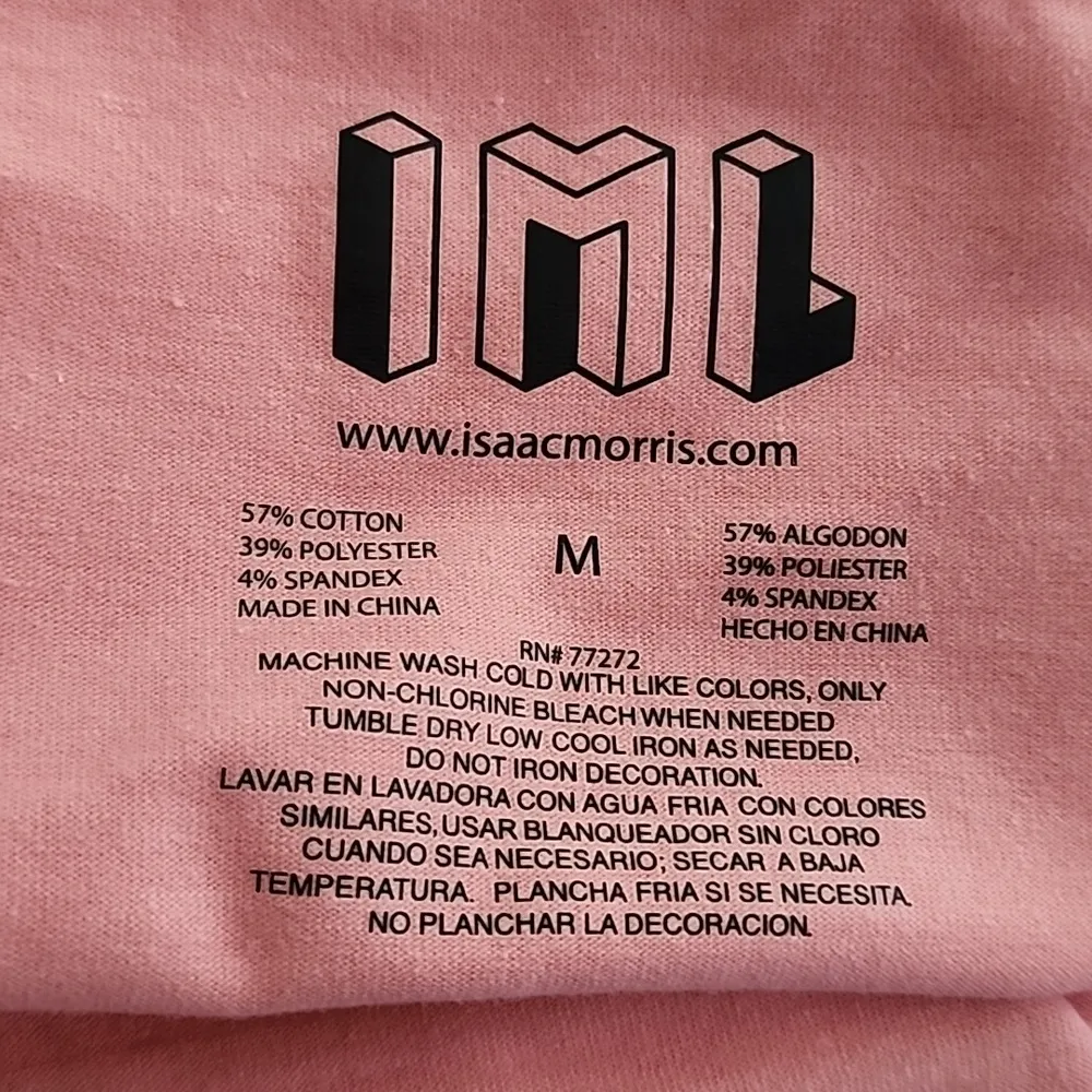 Isaac Morris USA Halter Crop Top Nwot Pink Size M - Image 6