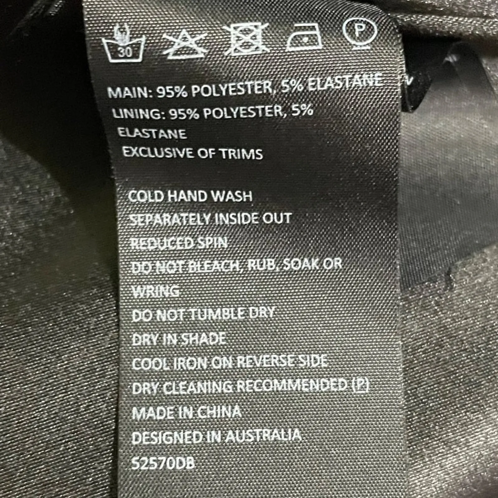 Bardot Kristen Peplum Cocktail Classic Black Spaghetti Strap Dress 12 - Image 13