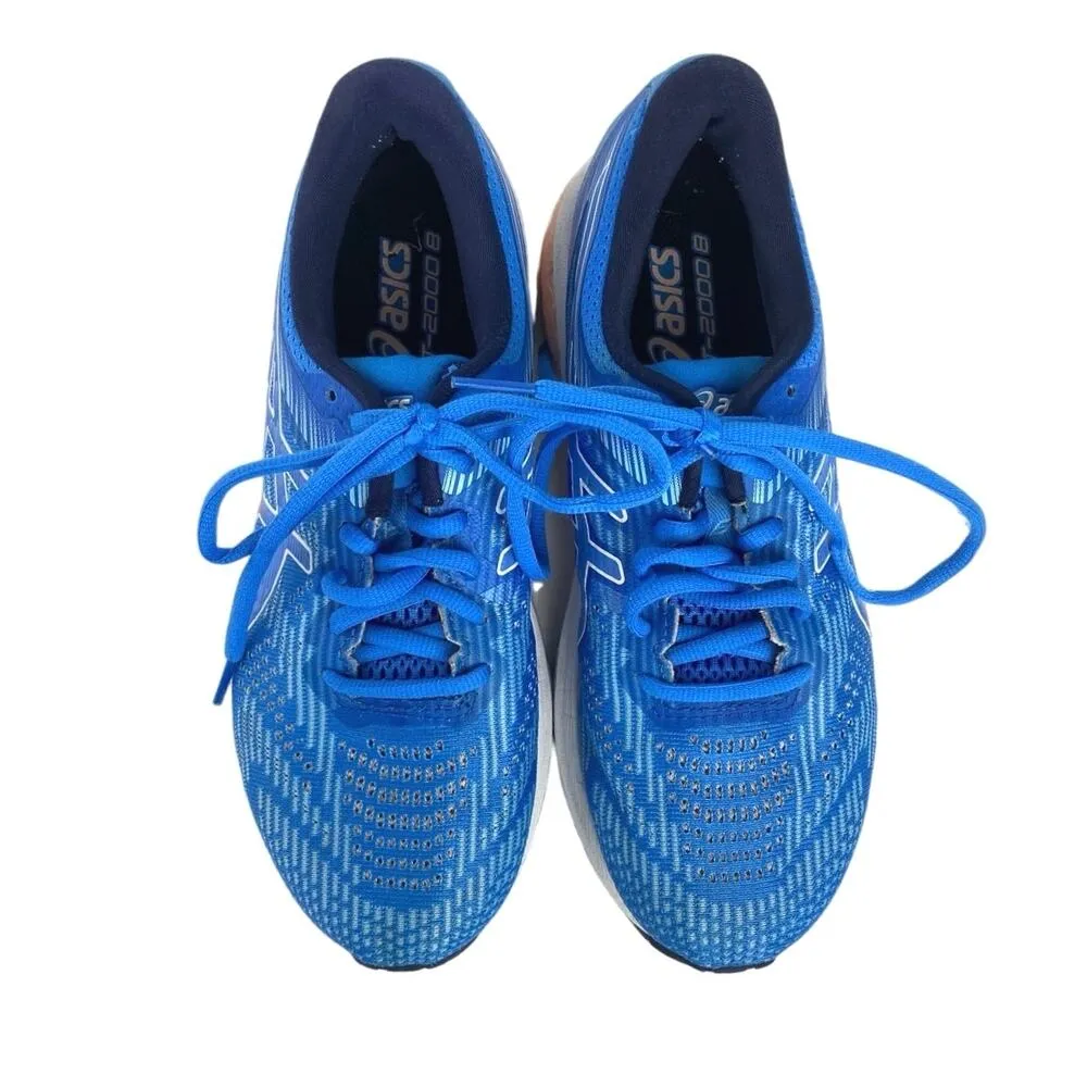 ASICS GT-2000 Womens Blue FlyteFoam Lace Up Athletic Sneakers Running Shoes 6.5 - Image 2