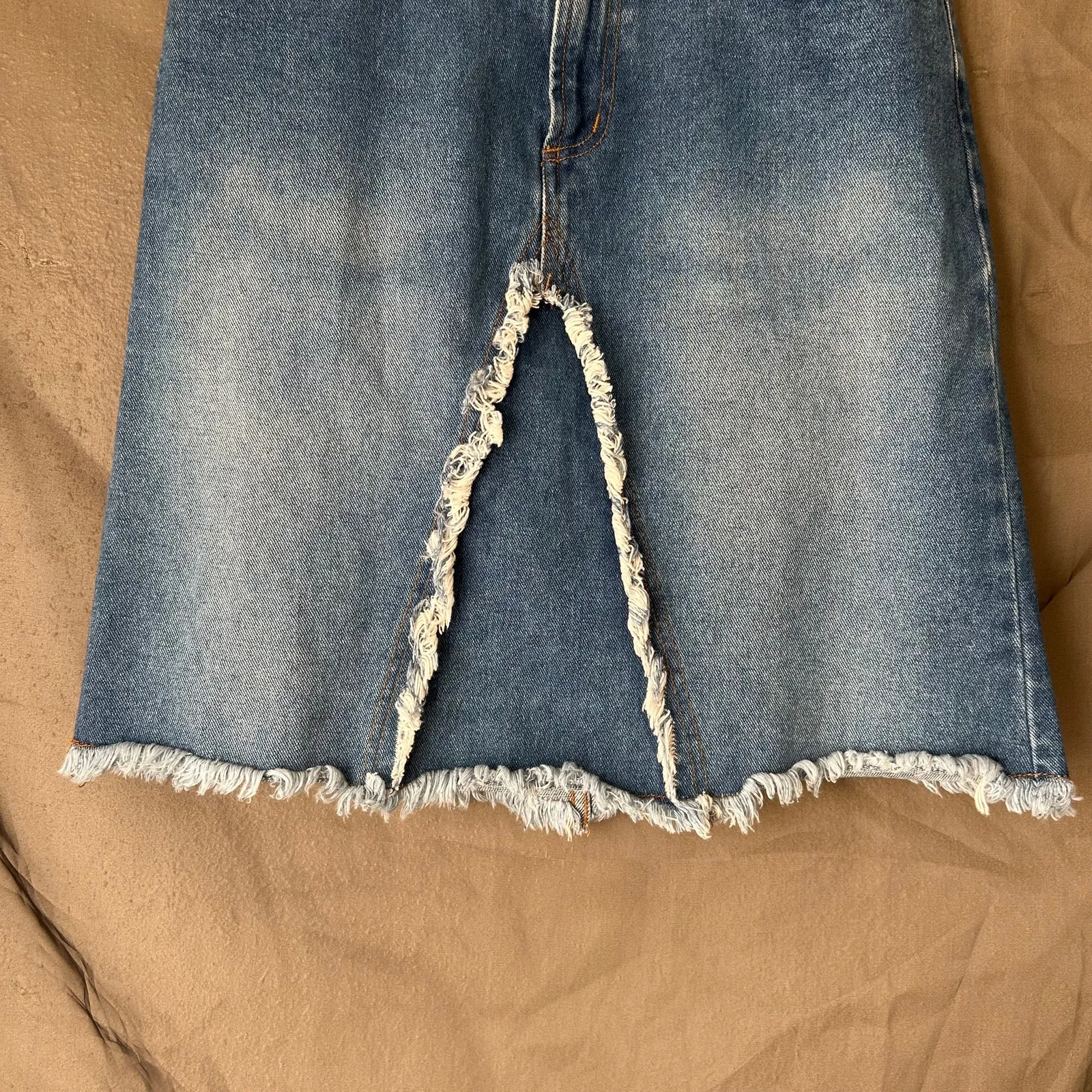 Hot Kiss Y2k Denim Skirt Size 9 - Image 4