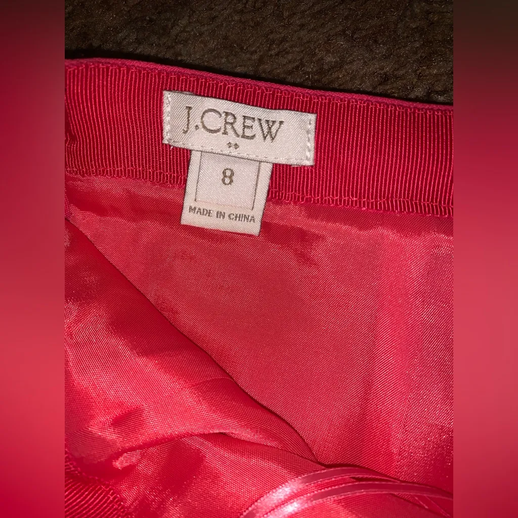 J. Crew Bright Pink Mini Skirt - Image 2