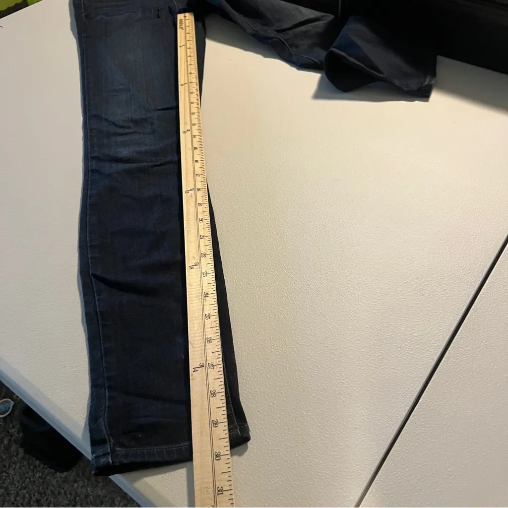 PAIGE Hoxton‎ Ultra Skinny Jean Stretch Dark Wash Denim Size 25 - Image 15